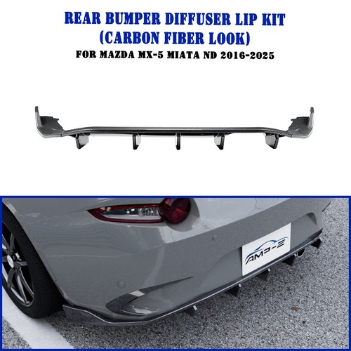 Carbon look rear bumper - carbon,