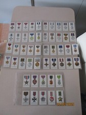 Tonibell War Medals and Decorations 1971 Full set of 50 Cards in Sleeves