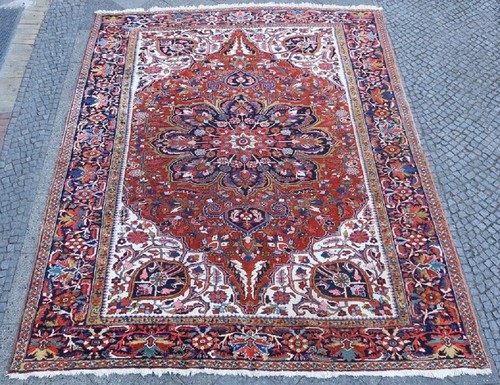 Antique heriz hand knotted - antique, hand-knotted