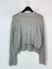 Allsaints Grey Marl Cropped