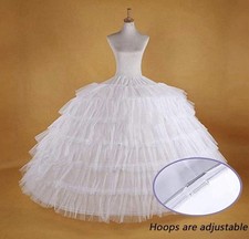 Full 6 Hoop Skirt Floor Length