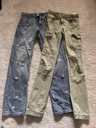 Girls denim trousers jeans - denim,