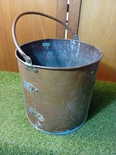 Copper Planter Coal  Bucket Large