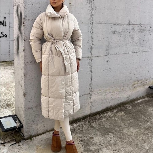 Mango winter ivory midi - midi, puffer