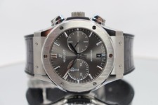 Hublot Classic Fusion 45MM Grey Dial Chronograph Box & Papers Circa 2017