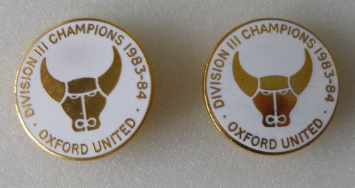 Oxford united football enamel - united,