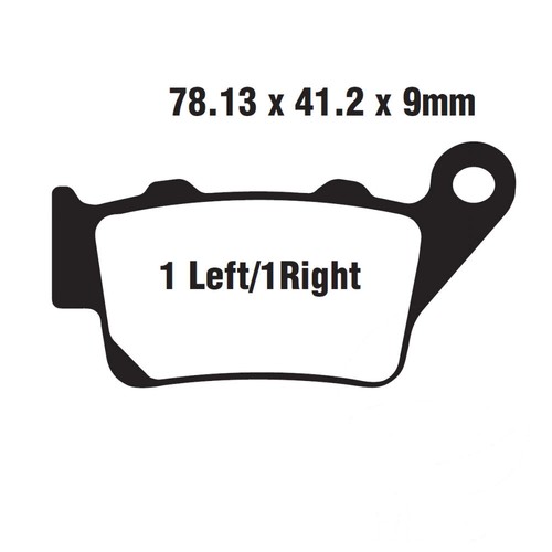 Pair pads ebc sfa sfa213 - of,