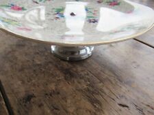 Vintage Midwinter China Floral Cake Stand - GC