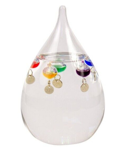 Galileo tear drop - drop, thermometer