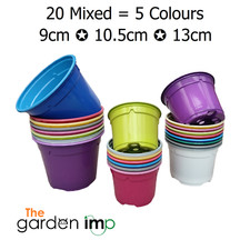 Coloured Plant Pots Plastic