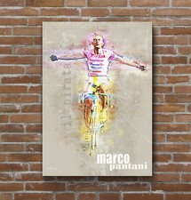 Marco Pantani Cycling Art Print Poster 