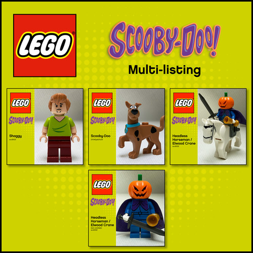 Lego scooby doo minifigures - lego, scooby-doo