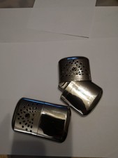 2 x Chrome Plated Petrol Metal