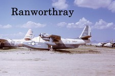Orig  Aircraft slide US Navy Grumman HU-16 Albatross D.M Boneyard 1974 #2108