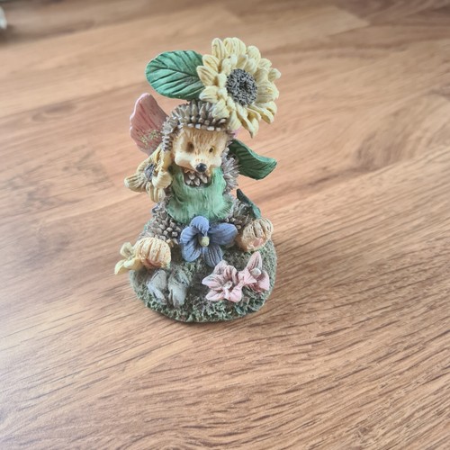 Hedgehog with flowers - hedgehog,