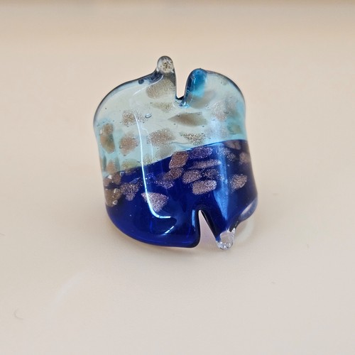 Murano glass style ring - murano,