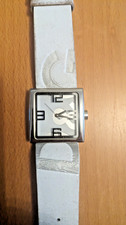 Dolce & Gabbana D&G TIME Watch Quartz White Dial Logo Square - USED