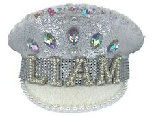 Liam Rhinestone Captains Hat