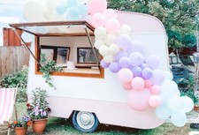 Show stopping catering trailer/vintage caravan with fridge for sale