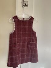 Marie Chantal Designer Girls Pinafore Dress Age 3 Years 100% Wool Blend