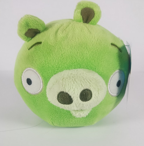 Green pig angry - green, 4"