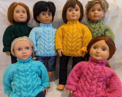 Dolls knitted jumper - dolls, ~