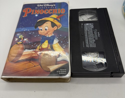 Pinocchio vhs 1940 animated - vhs,