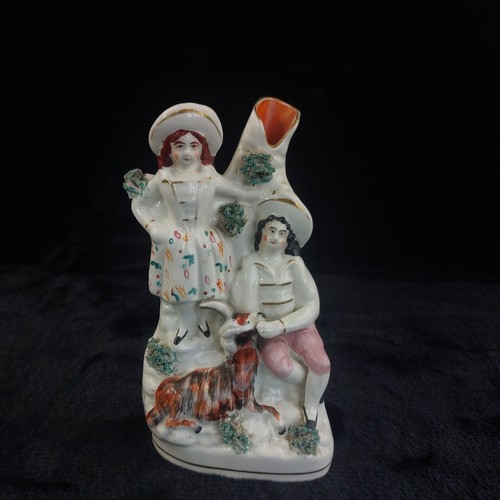 Staffordshire figure painted - staffordshire,