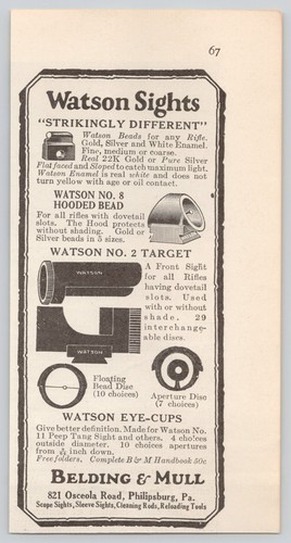 Watson sights belding - belding, &