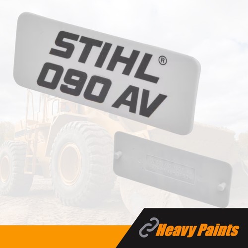 Stihl 090 name plate - av, model