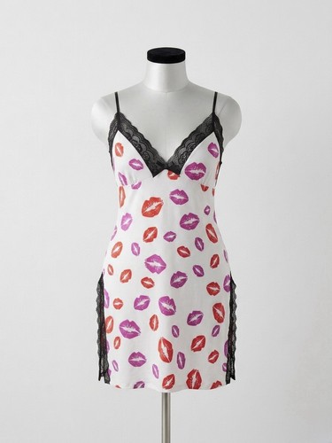 Women satin lips - lips, print