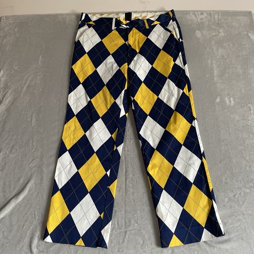 Loud mouth golf trousers - loud, mens