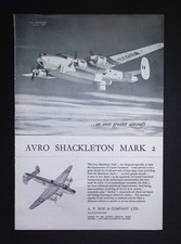 Original 1953 Advert Avro