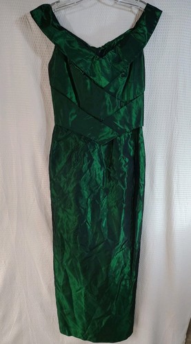 80s prom dress women emerald - 80s,