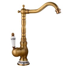 Antique Brass Swivel Spout