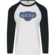 Best as Worn by Roger Mens L/S Baseball T-Shirt