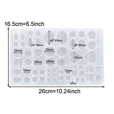 Mixed Styles Silicone Molds Casting Mould For Flatback Cabochon DIY Handmaking