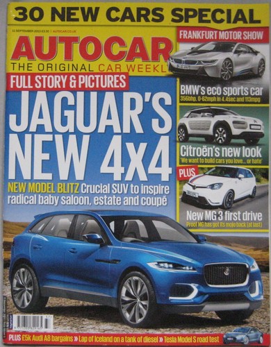 Autocar magazine september - autocar, 11