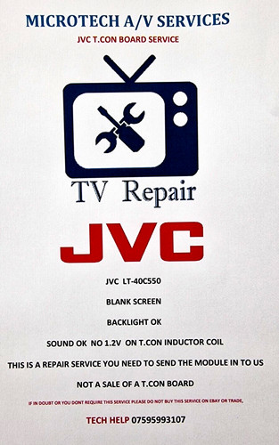 Jvc 40c550 blank screen - jvc,