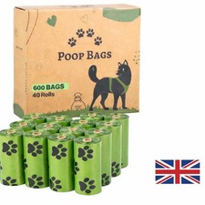 600 Dog Poop Bags Rolls Poo