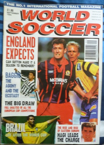 World soccer magazine sep 1994 - magazine,
