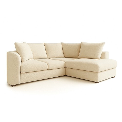 Shaped seater corner sofa - seater,