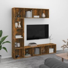 Book/TV Cabinet Set 3 Piece