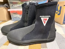 Oceanic  Neoprene Wet Suit Zip Up Boots Size L, Unisex