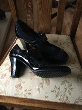 New Mary Jane  Black Patent Leather (Leather Uppers) Shoes with 3.5”heel. 