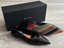 Paul Smith Black Leather Flats