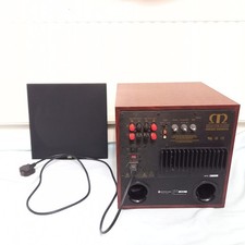 120W powered ACTIVE rosewood MONITOR AUDIO ASW 100 subwoofer AUTO standby