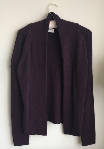 Kaliko aubergine cardigan - -,