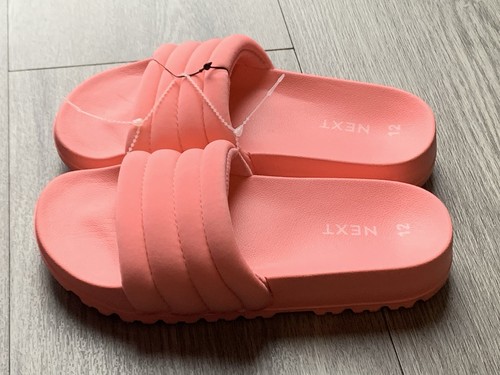 Next girls pink slider sandals - next,
