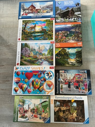 Jigsaw puzzles all complete - jigsaw,